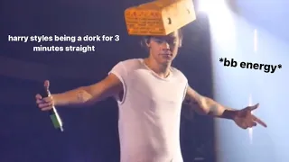 harry styles being a dork for 3 minutes straight