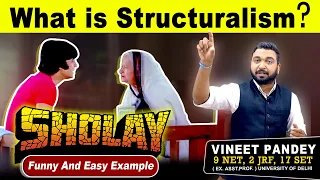 What Is Structuralism ? Funny And Easy Example ! Vineet Sir Mimicry ! Sholay !Amitabh Bachan