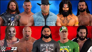 WWE 2K22 Gameplay Team Tribal Vs Team Beast