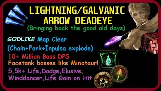 [3.14 RDY] Lightning Arrow/Galvanic Arrow Deadeye | 10M+ sDPS with Insane Map Clear | TR Subtitled