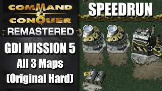 SPEEDRUN: GDI Mission 5 (Original Hard) - Command and Conquer Remastered