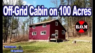 Off Grid Cabin on 100 Acres With ATV Trails!