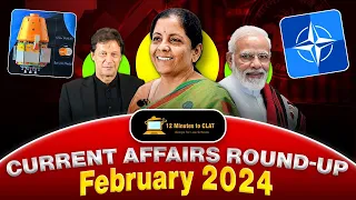 Current Affairs Marathon - February 2024 I CLAT I MHCET I CUET I SLAT I Keshav Malpani