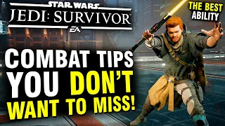 Star Wars Jedi Survivor - Combat Tips To Make Life Way Easier (Tips and Tricks)