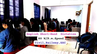 #English Shorthand Dictation |Kamal Commercial Institute Bhagalpur | 80 W/P.m.Speed