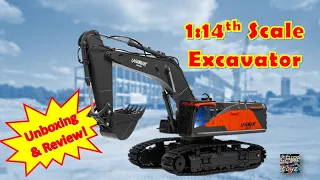 1:14 Scale RC Excavator Unboxing & Review!!