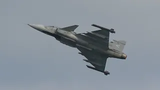 SAAB JAS 39 GRIPEN - HUNGARIAN AIR FORCE - CAORLE AIR SHOW 2024 (PROVE)