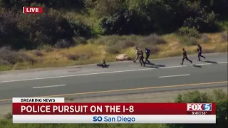 Pursuit Ends On I-8