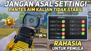 BASIC SETTING AGAR AIM RAPI SEPERTI PRO PLAYER | SETTINGAN DASAR UNTUK PEMULA