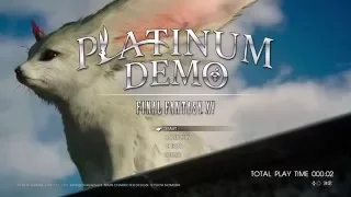 PLATINUM DEMO  FINAL FANTASY XV 実況なし しょい