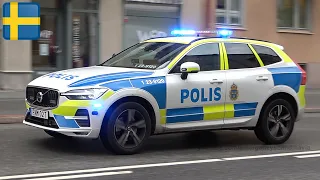 Volvo XC60 Police car responding prio 1 (code 3) [SE | 10.2022]