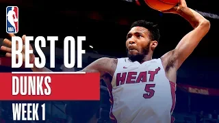 NBA's Best Dunks | Week 1