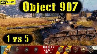 World of Tanks Object 907 Replay - 6 Kills 8.6K DMG(Patch 1.6.1)