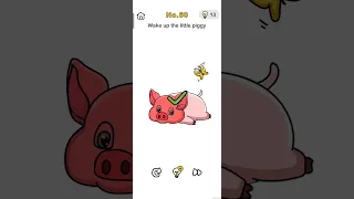 wake up the piggy ! brain out level 60