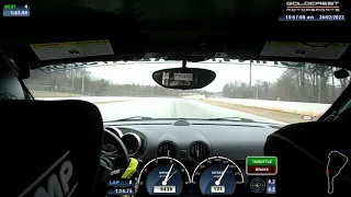 Porsche Cayman R clean lap at Road Atlanta with Chin Track Days 2/26/23.