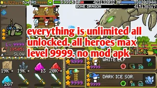 Grow Castle Money And Diamonds All Unlocked Max Level All Heroes