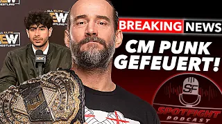 AEW feuert CM Punk! Statement von Tony Khan, Hintergründe, Reaktionen & MEHR!