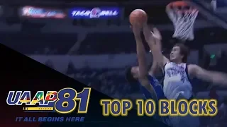 Top 10 Blocks - 1st Round | UAAP Season 81 Men's Basketball