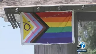 Pride flag burned at Pasadena Buddhist temple in possible hate crime
