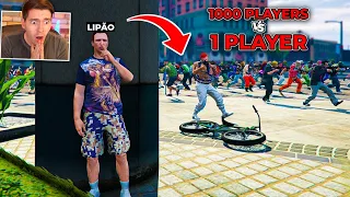 GTA 5: 1000 PLAYERS vs 1 PESSOA - (ESCONDE ESCONDE no GTA)