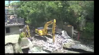 Cuyahoga Falls Time Lapse Dam Removal