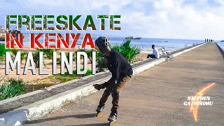 Freeskate in Kenya Malindi, Africa Series with Steve Gathirimu.