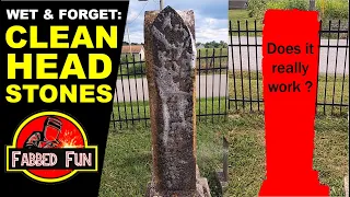 Headstone Cleaning - Does Wet & Forget Really Work?