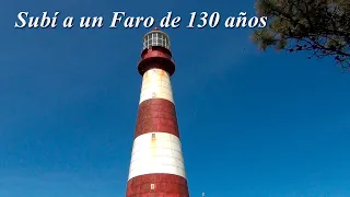 Subí a un Faro de 130 años -  Conocí por dentro el Faro de Punta Mogotes - Mar del Plata