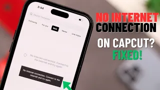 CapCut No Internet Connection on iPhone? - Fixed!