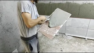 How to Lay Tiles? | How to Lay Tiles on the Wall? | Ceramic Tile Laying Work from a Master
