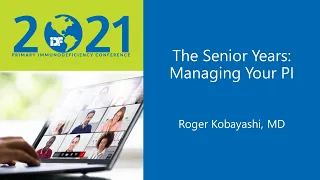 The Senior Years: Managing Your PI