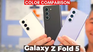 Samsung Galaxy Z Fold 5 All Colors! Whats your favourite?