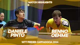 Pinto Daniele vs Oehme Benno | Wtt Feeder Cappadocia Round of 64