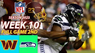 Washington Commanders Vs Seattle Seahawks FULL GAME 2ND 11/12/23 Week 10 | NFL Today