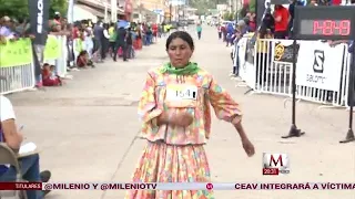 Indígenas rarámuris arrasan en ultra maratón de Chihuahua