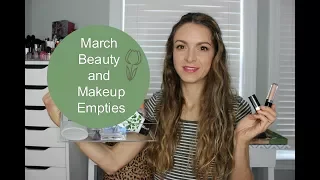 March Beauty and Makeup Empties