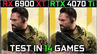 RX 6900XT vs RTX 4070Ti | Test in 14 Games at 4K | How Big The difference is?