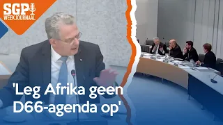 Kamerlid maakt grommende geluiden bij Afrika-debat - SGP-weekjournaal Afl. 67