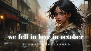 girl in red - we fell in love in october // slowed & reverb + rain and thunder