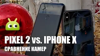 Сравнение камер Pixel 2 XL и iPhone X