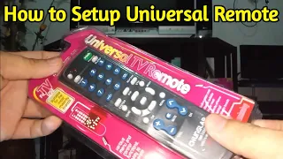 How to Setup Universal Remote