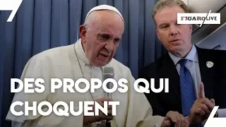Les propos du pape François sur l'homosexualité