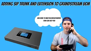 SIP Trunk Configuration on Grandstream UCM 6301