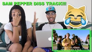 Couple Reacts : RiceGum Diss Track by Sam Pepper Reaction!!!!