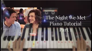How to play The Night We Met - Lord Huron || Easy Piano Tutorial || Part 1