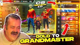 Gold to Grandmaster Journey of New CS Ranked Season 10 with @UnGraduateGamer - Garena Free Fire