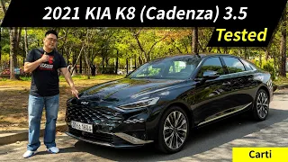 2021 KIA K8 (Cadenza) 3.5 Review - Test Drive and Road Test '300hp FF Hi-Tech Sedan'