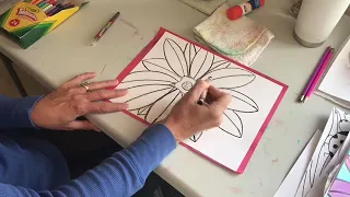 Georgia O’Keefe Flowers...elementary art lesson