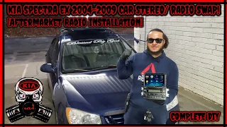 kia spectra ex 2004-2009 car stereo/ radio swap! [Aftermarket Radio installation]