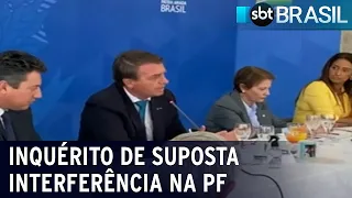 Bolsonaro deve depor presencialmente no inquérito sobre interferência da PF | SBT Brasil (06/10/21)